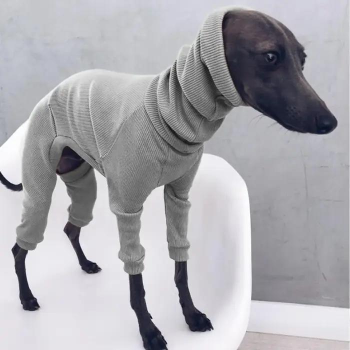 Pyjama pour chien à col roulé pour chiens de taille moyenne et grande