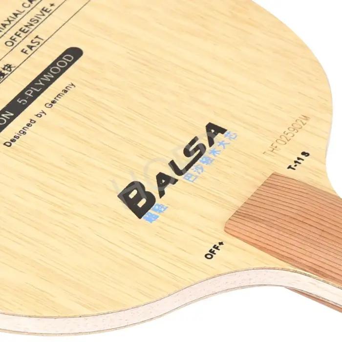 YINHE T-11 T11S (Balsa léger carbone) lame de Tennis de Table YINHE T11/T11 + raquette Galaxy origin