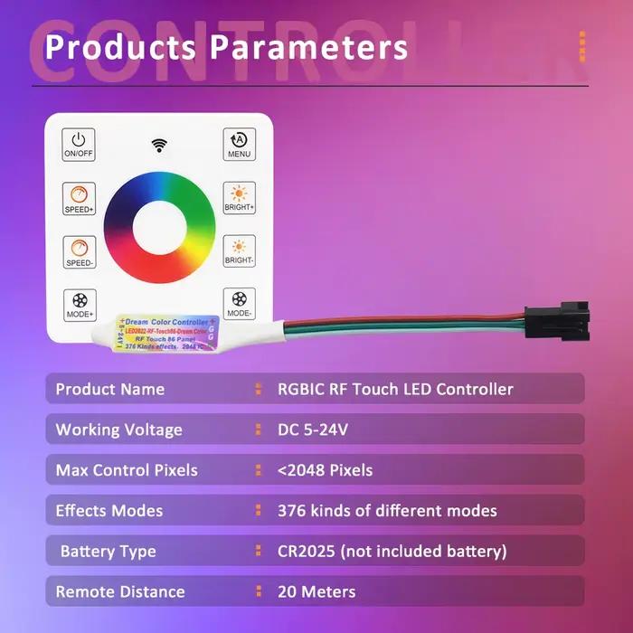 Bandes lumineuses LED RGBIC pour course de chevaux, 5M 10M 20M, 24V WS2811, ruban flexible de pixels