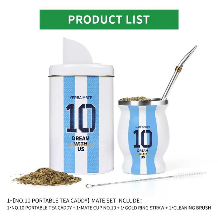 Ensemble de Maté Argentinien avec Capitaine d'équipe N°10