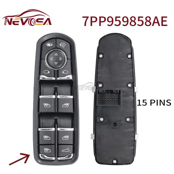 NEVOSA interrupteur de fenêtre électrique pour Porsche Panamera 970 Cayenne 92A Macan 95B 718 918 Spyder 7PP 959858