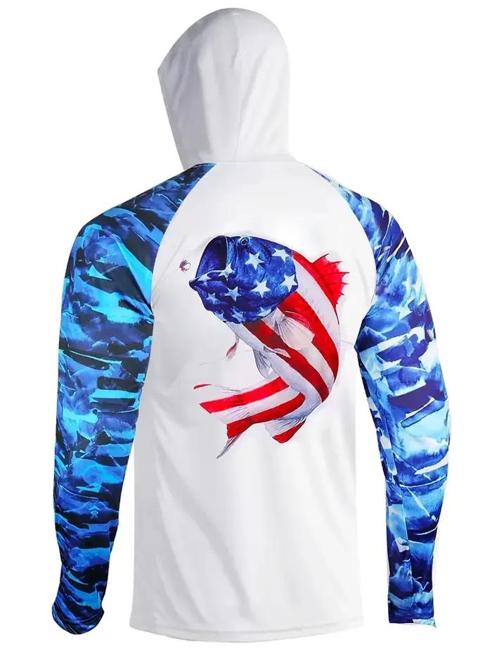 Vêtements de pêche, sweat-shirt de pêche performant