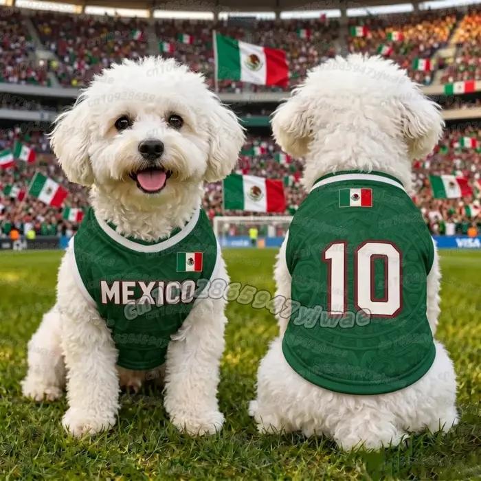 Vêtements pour chiens respirants en maille 10 mailles Mexique – Maillot de sport pour Schnauzer