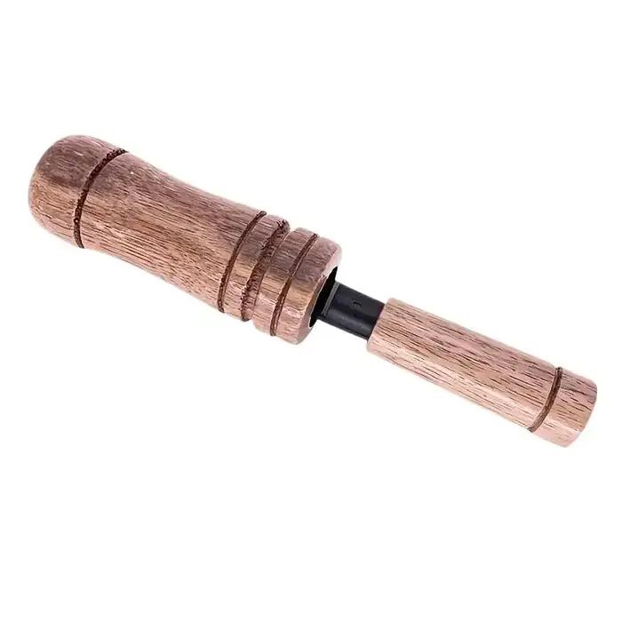 Sifflet d'appel au canard en bois ou plastique acrylique pour chasse en plein air attirant les canards et les corbeaux pour chasseurs expérimentés et débutants
