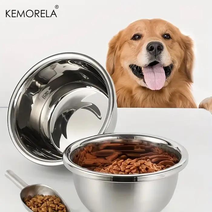 Grand bol pour chien en acier inoxydable de qualité supérieure