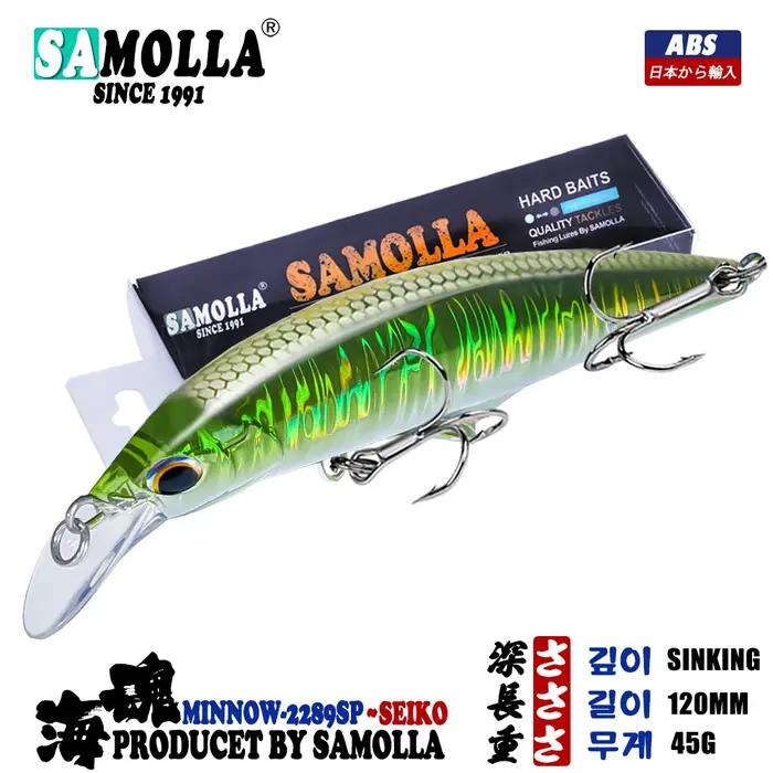 Nouveau Leurre de pêche méné coulant 45g 120mm appâts de basse bar brochet Isca accessoires de Pesca artificiels Mar