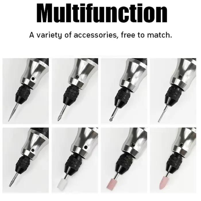 Mini perceuse sans fil, outils électriques de gravure, Machine à polir, outils de perceuse électriqu