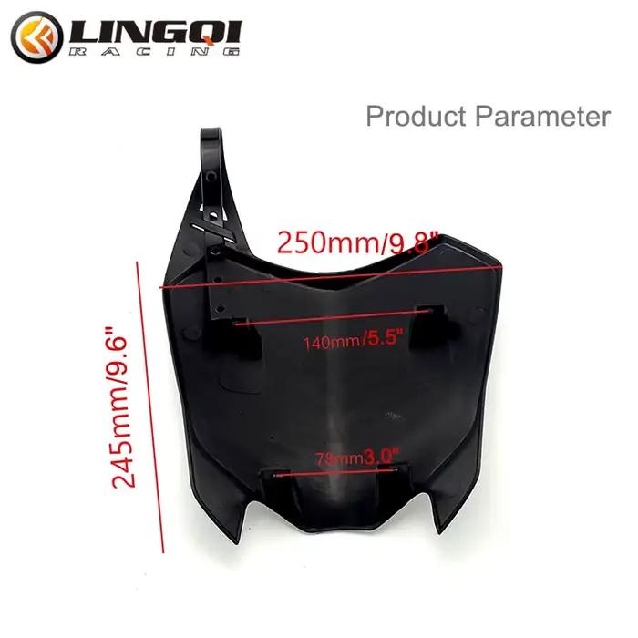 LING QI Pit Dirt Bike plaque d'immatriculation avant moto CRF 110 masque de carénage couvercle de co