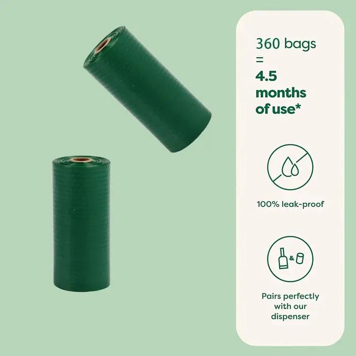 40 pièces/boîte dégradable EPI chien merde sac porte-sac poubelle pour animaux de compagnie en relief