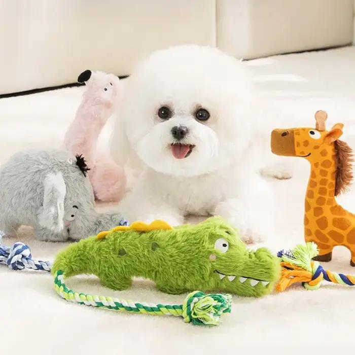 Jouets en peluche pour chiens grinçants