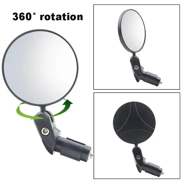 Rétroviseur de vélo universel, rotation réglable, grand Angle, guidon de cyclisme, accessoires de vé