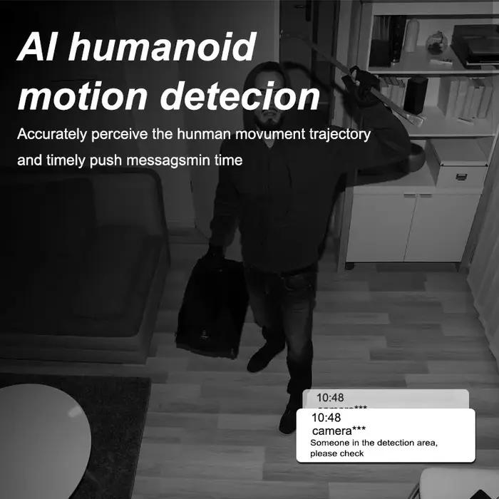 Caméra WiFi 1080P HD étanche IP - Surveillance sécurité maison intelligente extérieur CCTV vision nocturne