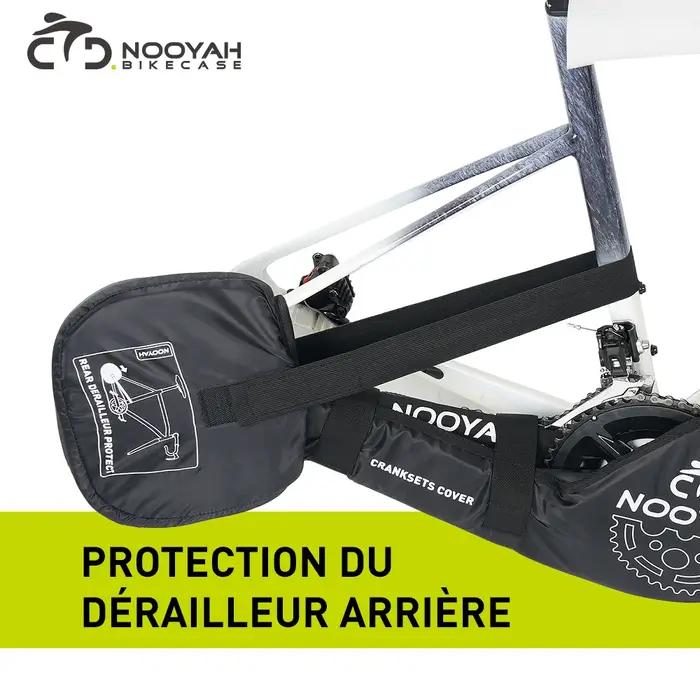Kit de protection de cadre de vélo NOOYAH pour vélos de route et VTT, couvertures en PU 600D, tubes de protection en éponge, plaquettes de frein, pour protection et personnalisation