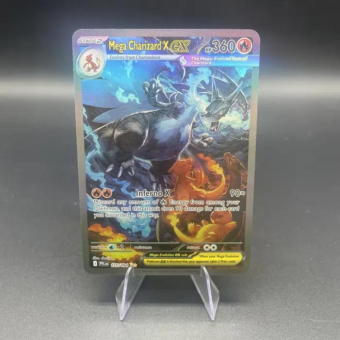 1 pièces bricolage auto-fait PTCG Mega Charizard X Version japonaise