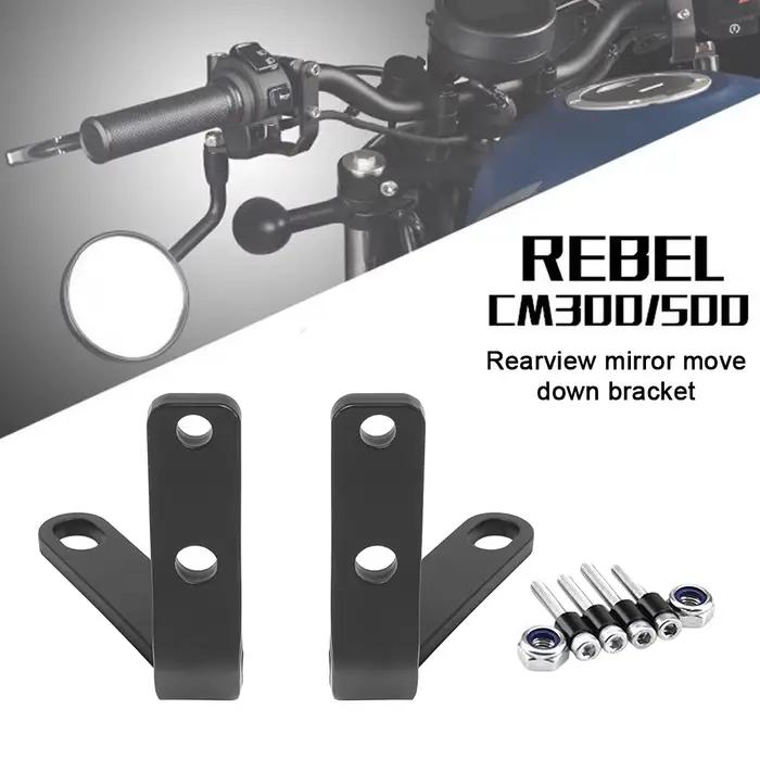 Support de projecteur de rétroviseur latéral de guidon de moto, accessoires pour Rebel CMX 500 300 p