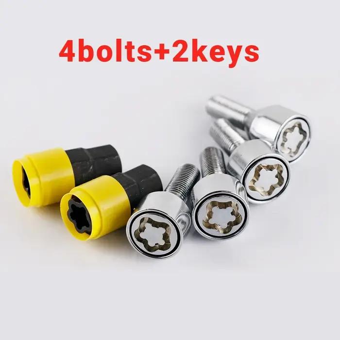 Serrure de roue en acier antivol, haute qualité, sécurité, boulons LDPBolts, tige 28mm, Fit Fiat, KI