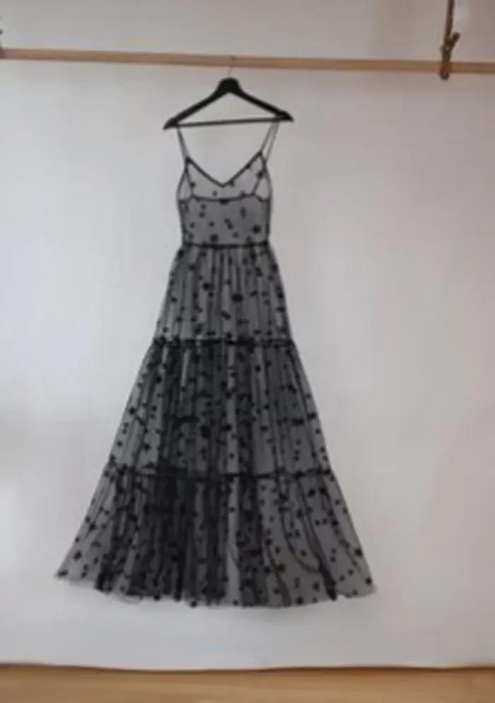 Robe longue en tulle pour femmes