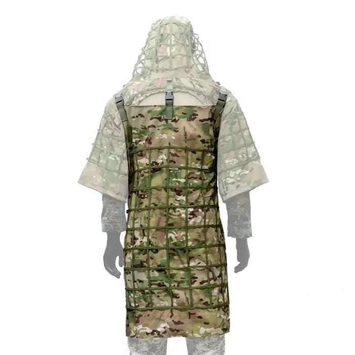 Cape Ghillie ROCOTACTICAL en Polyester pour Chasse, Airsoft, Photographie de Faune et Halloween Occasions Spéciales