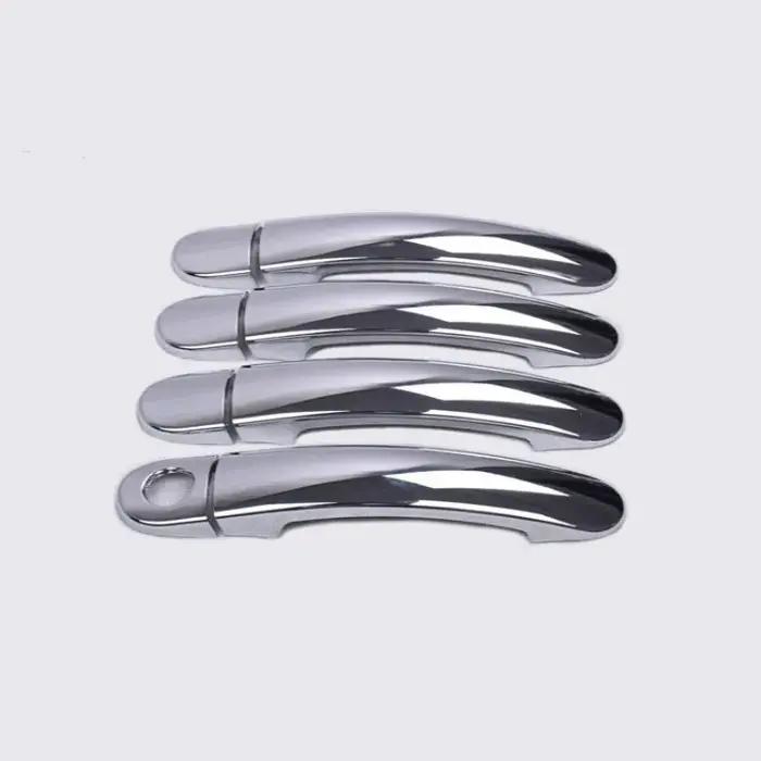 Autocollants de style pour poignée de porte de voiture, noir brillant, Chrome, pour VW Golf 4 MK4 Vo