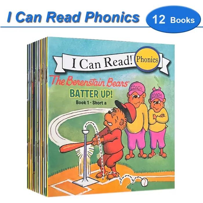 Je peux lire la phonétique 12 livres/ensemble mes très premiers livres d'images livre de poche d'histoire anglaise pour enfants enfants bébé lecture Montessori