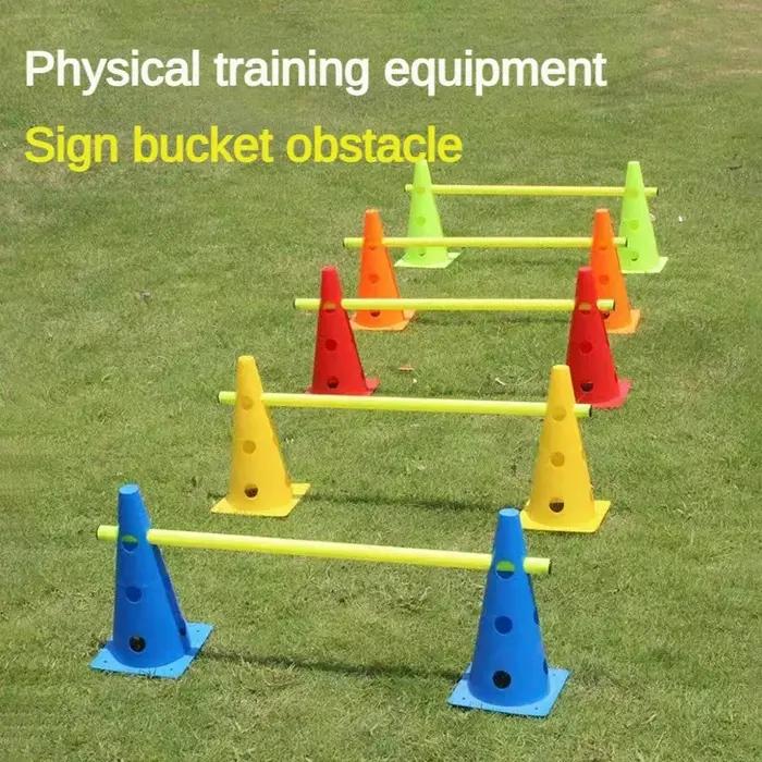 Entrainement d'agilité pour chiens ensemble barre de saut obstacle entrainement équipement agilité chiens violet noir occasions spéciales
