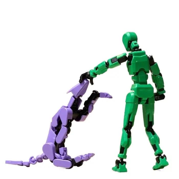 Figurine articulée de chien de police à 13 points d'articulation jouet DIY outil anti-stress pour thérapie des adultes occasionnels cadeau imagination relaxation
