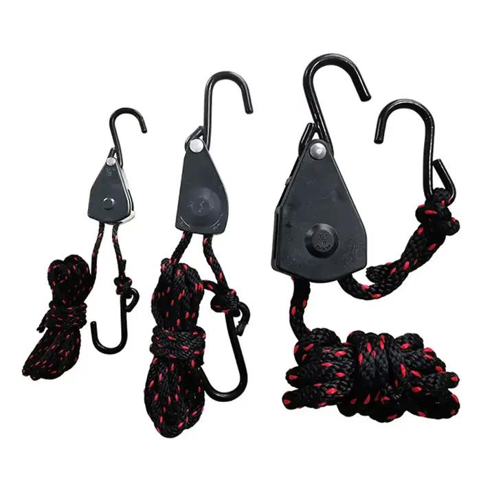 Cliquets de serrage de corde de Kayak, crochet de trempage antirouille, poulie à cliquet pour croche
