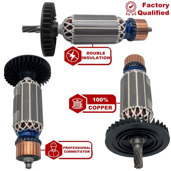 AC 220V 240V GKS190 GKS165 Induit Rotor pour BOSCH Scie Circulaire A Main Pièces de rechange Scie ci