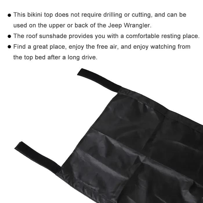 Pare-soleil de toit de voiture pour Jeep Wrangler 1987 – 2020 YJ, TJ, LJ, JK, JKU, JL, JLU, accessoi