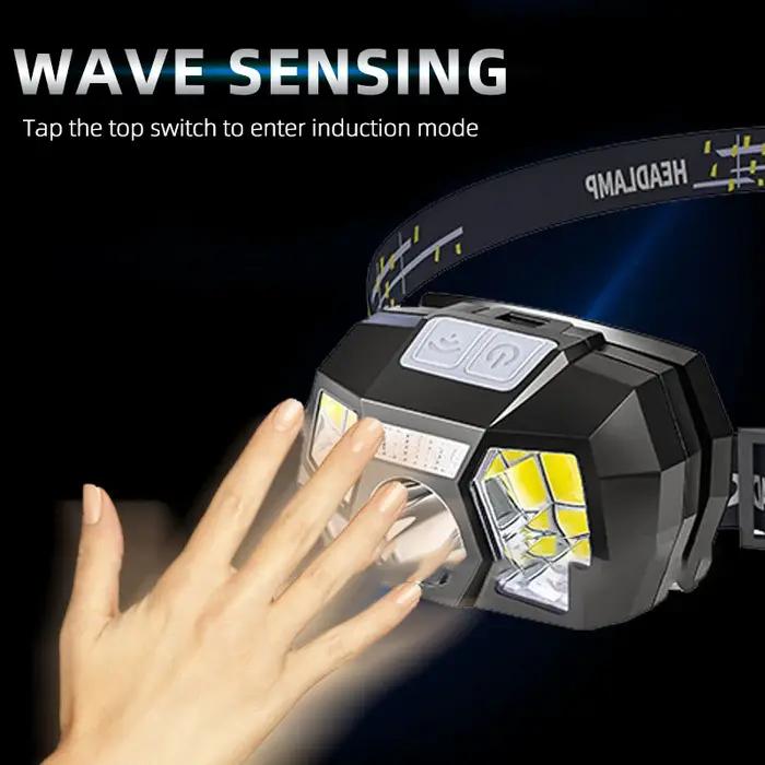 BOOIU tactique rapide MICH casque lumière NVG monté Signal lampe capteur phare USB charge étanche chasse pêche phare