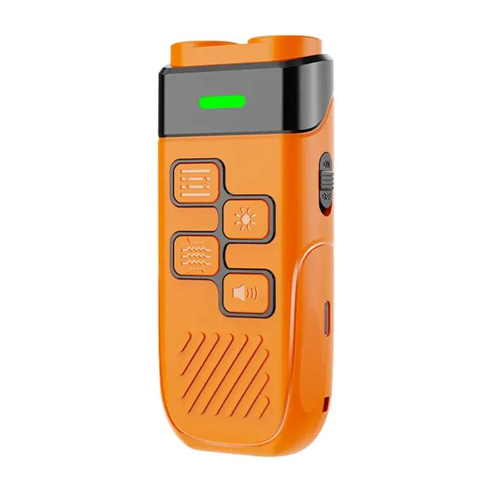 Répulsif professionnel pour chiens à ultrasons et lumière, anti-aboiement, double action ultrasons e
