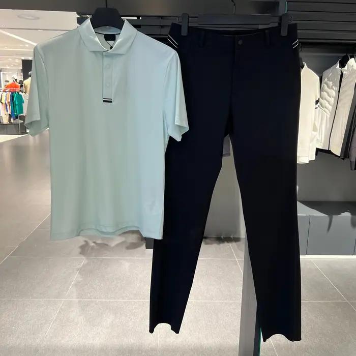 Vêtements de golf pour hommes, nouveau modèle d'été, haut de sport polyvalent à manches courtes, respirant, à séchage rapide, à la mode