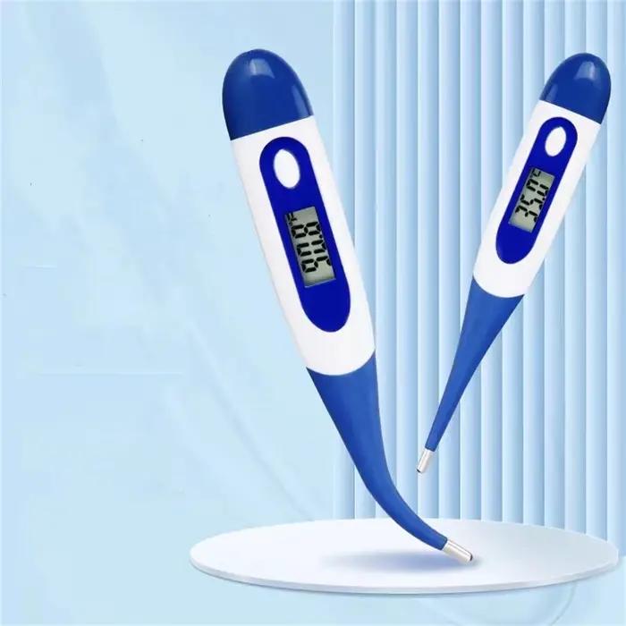 Thermomètre électronique professionnel étanche pour animaux de compagnie thermométrie rectale rapide cadeau de noël halloween soins vétérinaires flexibilité matériaux acrylique silicone