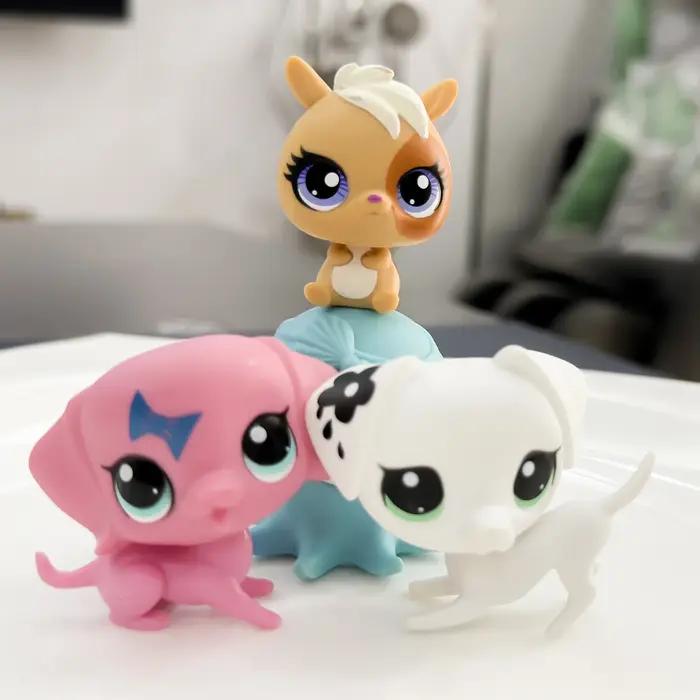 Pet LPS chiens Cuat Anime figurines jouets pâques Bonus jouet 1pc comme votre choix