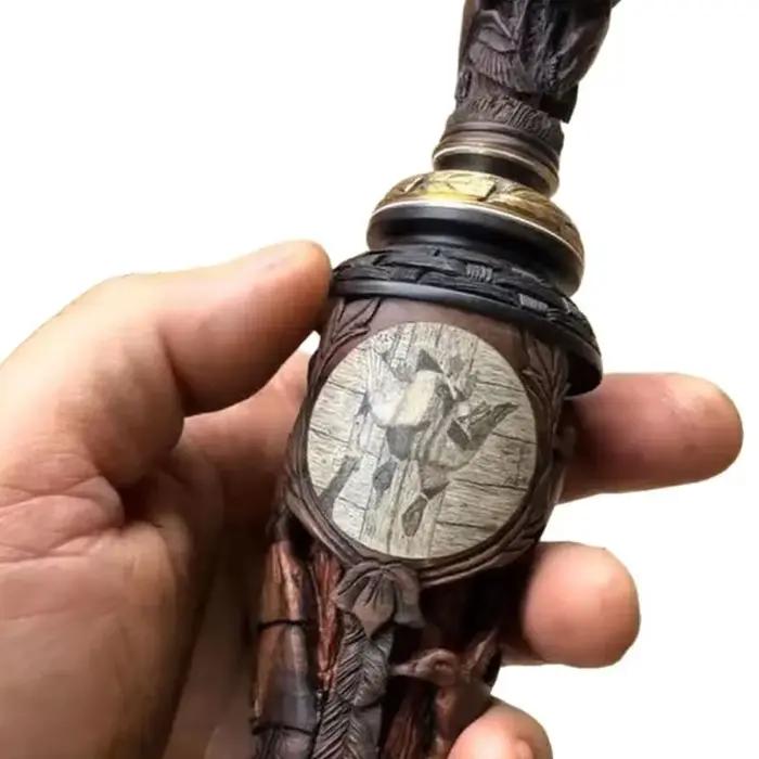 Sifflet portable léger pour appel canard - dispositif manuel de leurre idéal comme cadeau pour chasseur
