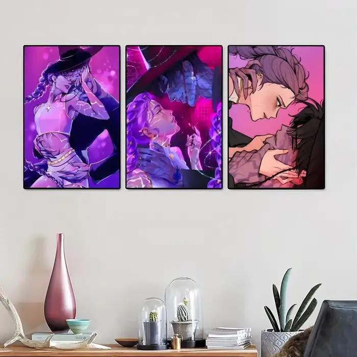 Affiche D-Demon Hunters Anime Vintage Style Moderne Décoration Murale Chambre Salon Occasions Spéciales