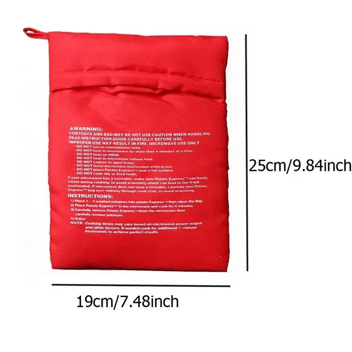 Sac de pommes de terre au micro-ondes réutilisable Express sac de cuiseur