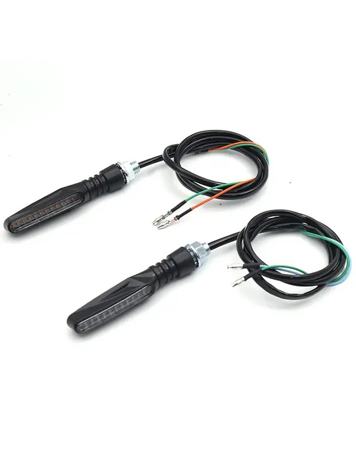 2 pièces 60V feu arrière feu stop LED clignotant pour Scooter électrique Citycoco e-bike moto