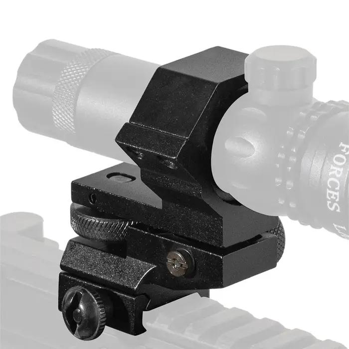 Supports de portée de fusil réglables, enroulement d'élévation, Rail de 20mm, anneaux fixes de 30mm,