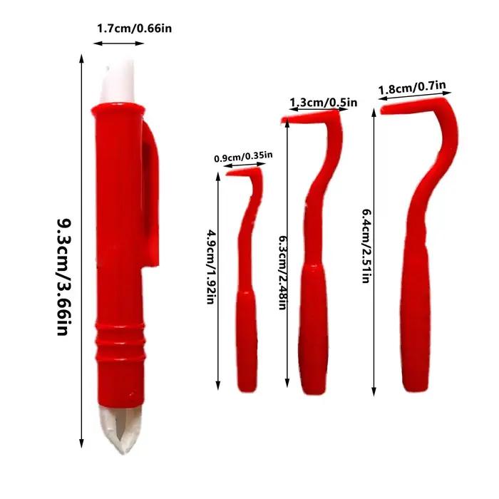 Kit de 4 pinces à épiler pour animaux de compagnie