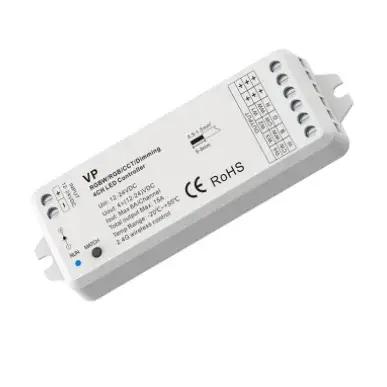 24V V1 V2 couleur unique CCT LED variateur V3 VP V5-M RGBW RGB + CCT RGB contrôleur 12V CV RF 2.4G pour 1/2/3/4CH L