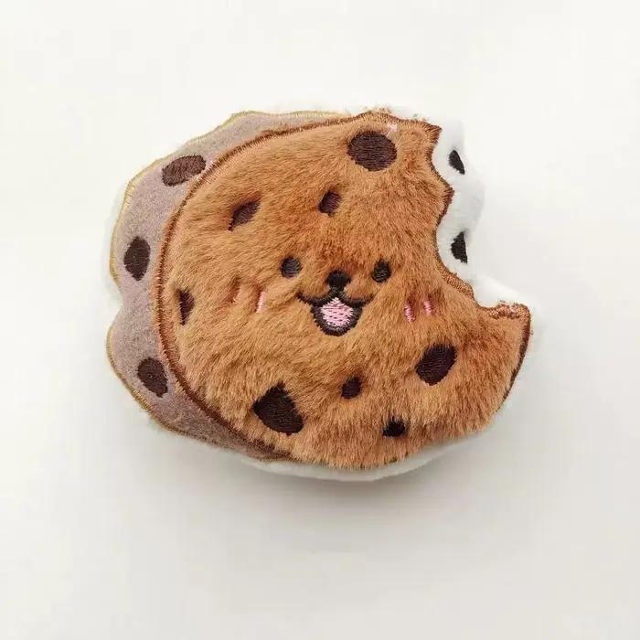 Jouets en peluche pour chiens en forme de nourriture avec couineur, ensemble de jouets à mâcher inte