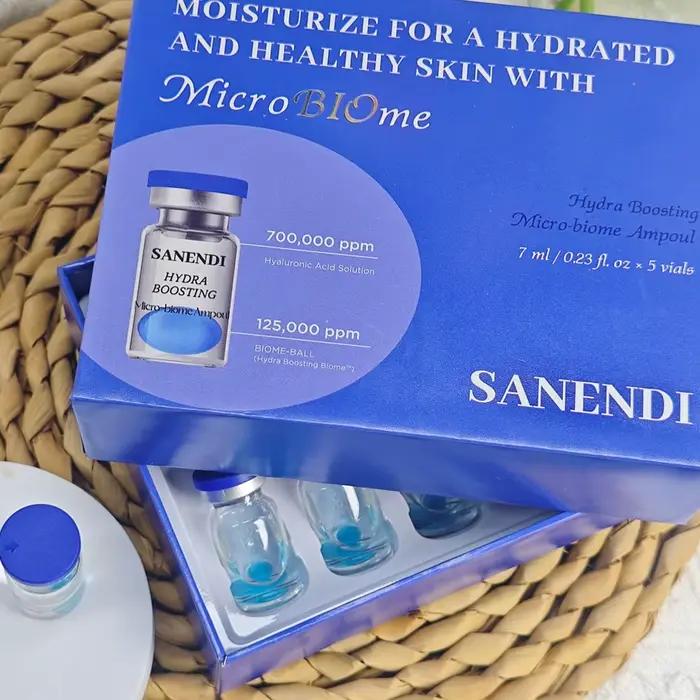 Sanendi essence hydratante visage Micro BlO me essence apaise la peau défense de l'âge visage raffer