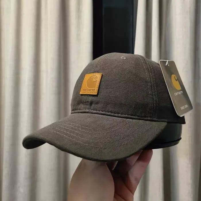 Casquette Carhart Workwear vintage délavée, casquette de baseball souple à visière incurvée, unisexe, style décontracté, streetwear, casquette de papa