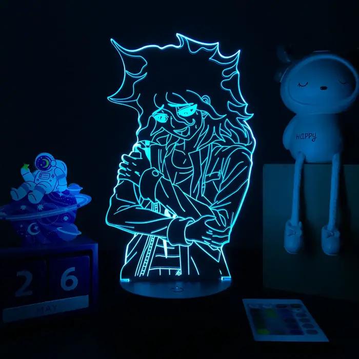 Anime Danganronpa V3 Nagito Komaeda Led veilleuse Nagito Komaeda jeu Figure lampe de chevet pour cha