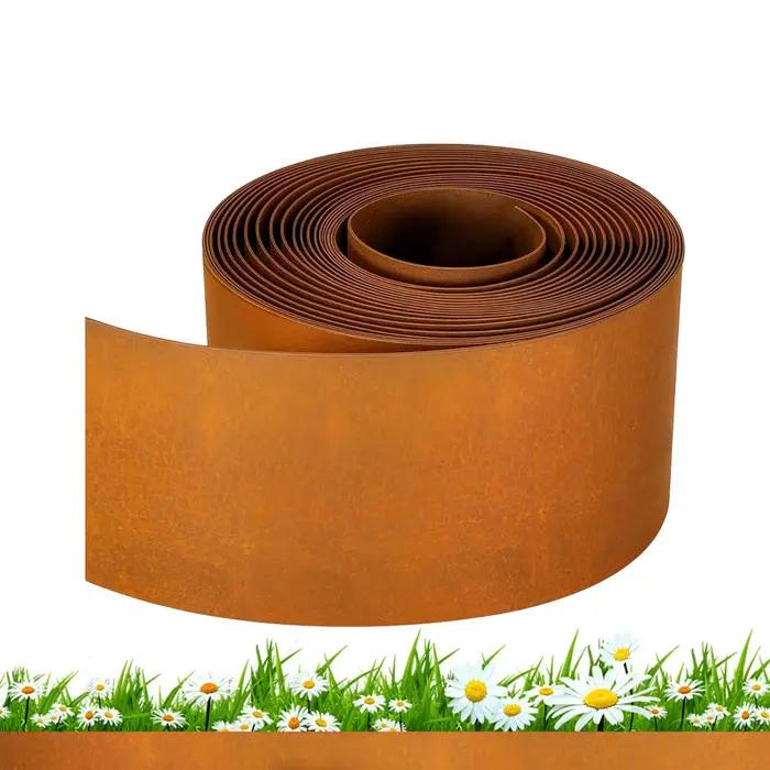 Bordure de jardin en acier résistant aux intempéries