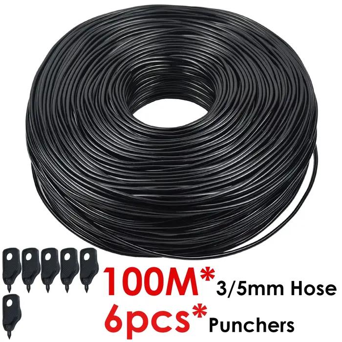 KESLA 5-100M jardin 3/5mm tuyau d'arrosage 1/8 ''tuyau PVC Micro tube d'irrigation goutte à goutte a
