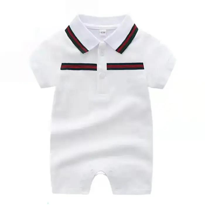 IURNXB bébé barboteuse à manches courtes garçons infantile Gentleman smoking combinaison nouveau-né