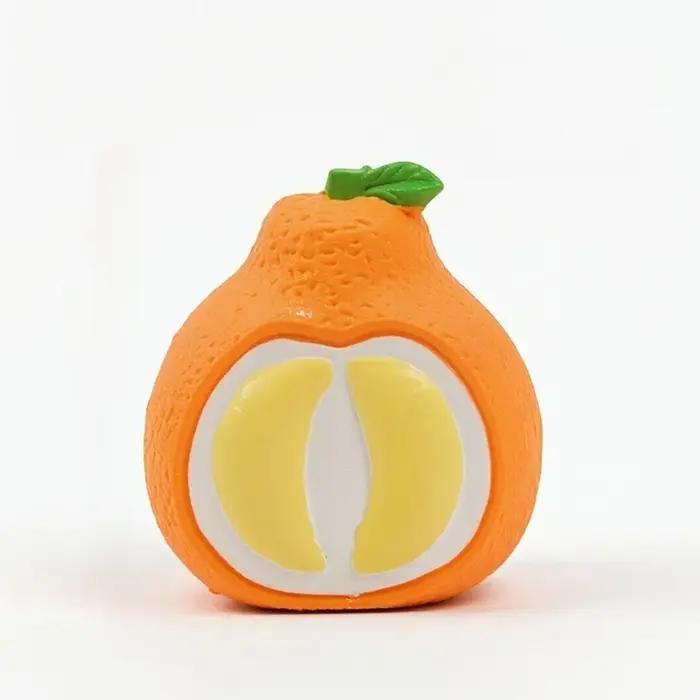 Jouet créatif en latex pour animaux de compagnie en forme de fruit