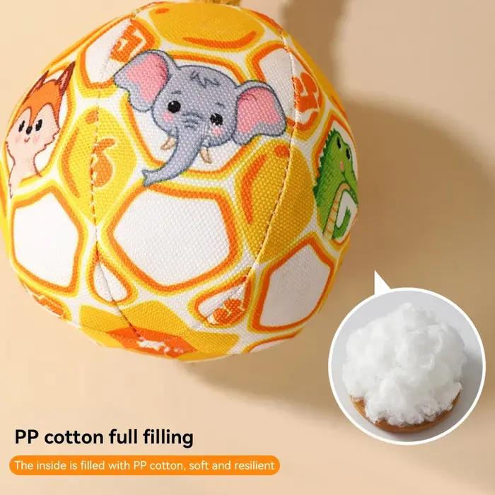 Jouet en peluche résistant aux morsures avec nœud de corde et cloche pour chiens grandes races activités extérieures intérieures occasions spéciales